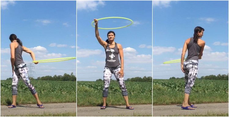Ćwiczenia Hula Hoop na odchudzanie Ninja Pass