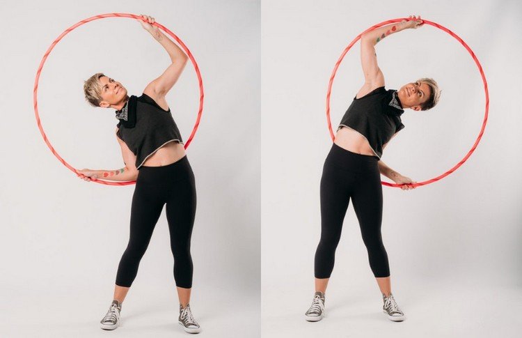 Boczny odcinek z hula hop