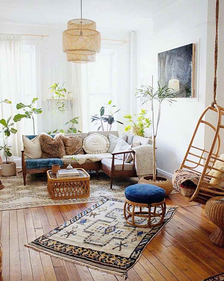 Trend mebli rattanowych Marokański styl życia Umeblowanie salonu w stylu boho Porady