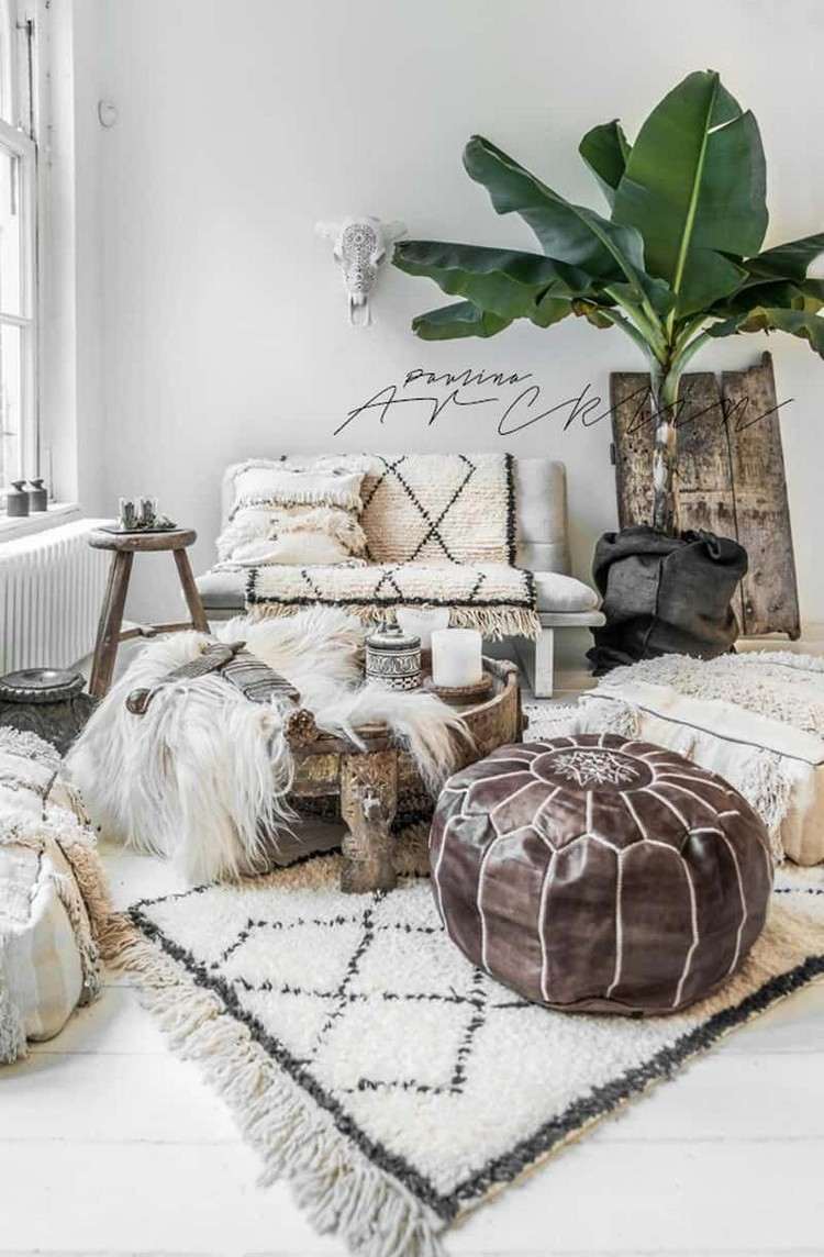 Pomysły na umeblowanie salonu boho trendy w mieszkaniu akcesoria do domu