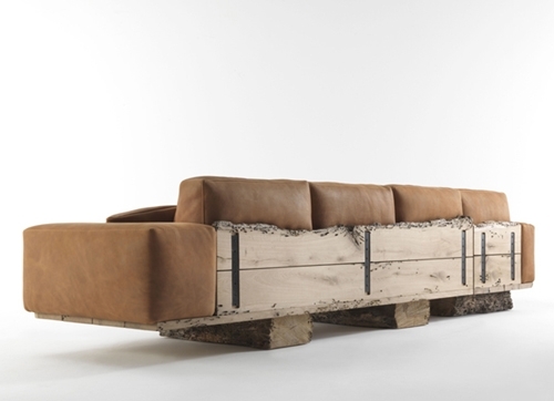 utah rustykalne brązowe designerskie sofy riva Utah rustykalne brązowe designerskie sofy od riva
