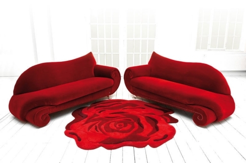 czerwona sofa projektuje braci bretz czerwone wzory sof od braci bretz