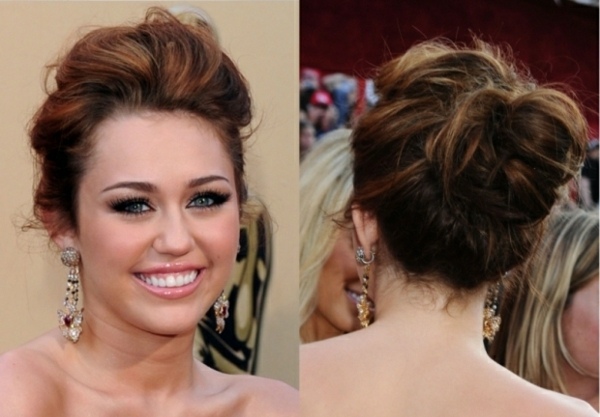 piękne świąteczne fryzury czysty glamour topknot Fryzury czysty glamour Topknot young modern