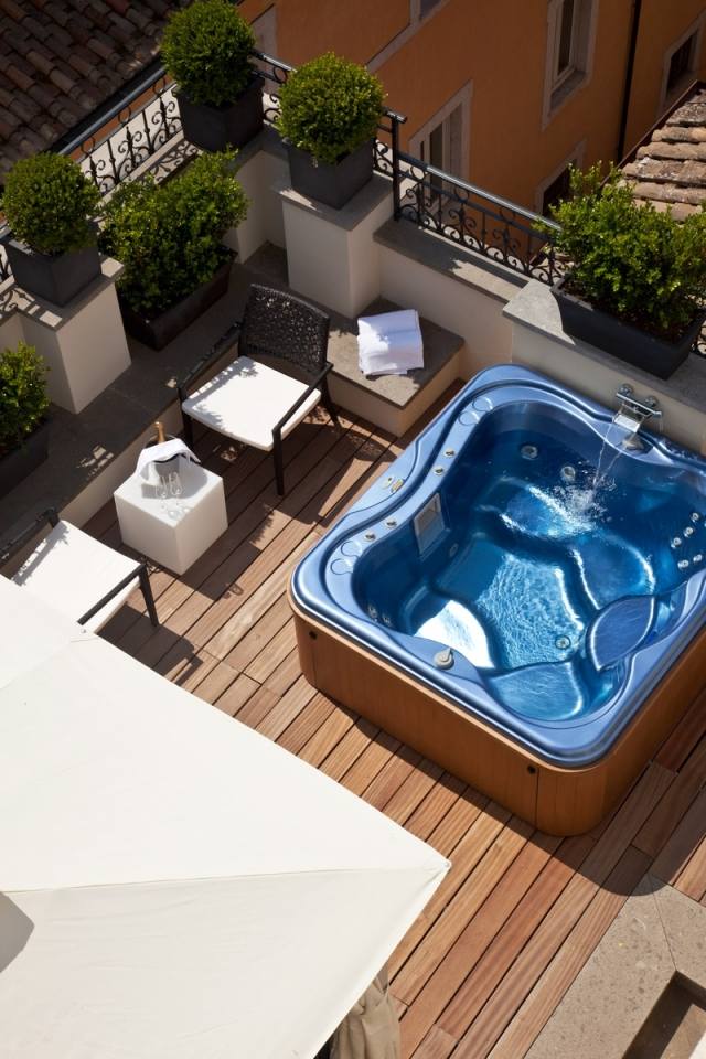 Przenośne jaccuzi na dachu mieszkania Jaccuzi-apartament-na-dachu-pomysły-projektanta