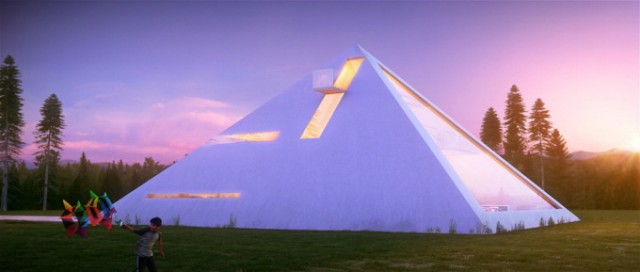 3d architektura koncepcja piramidy juan carlos ramos okno