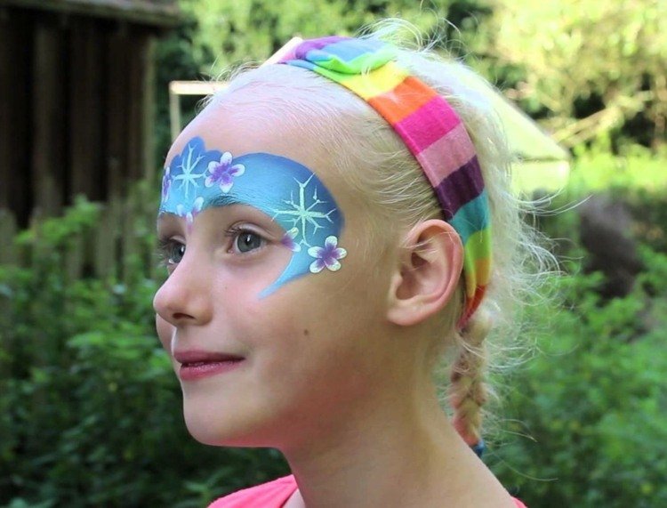mrożona księżniczka elsa make up kinderfa