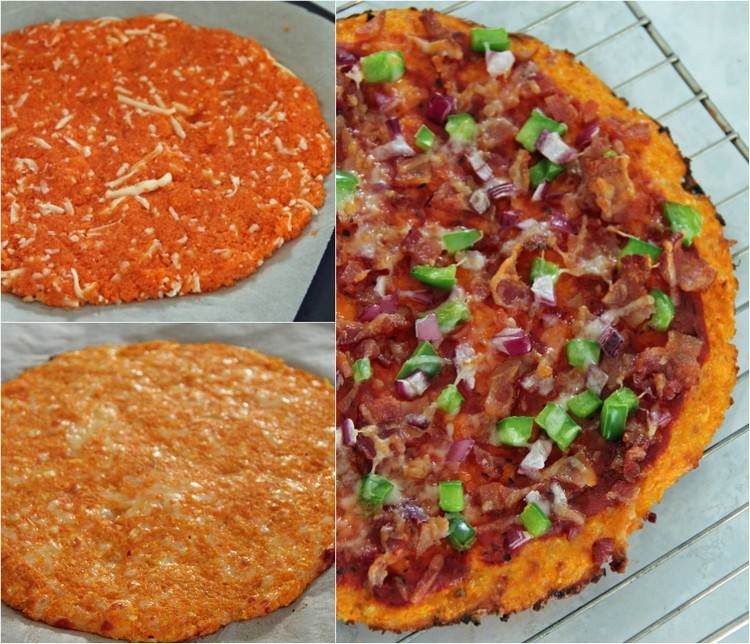 Użyj marchewki na ciasto do pizzy bezglutenowa-pizza-marchew-pizza-baza-serowa-dodatki-do-warzyw