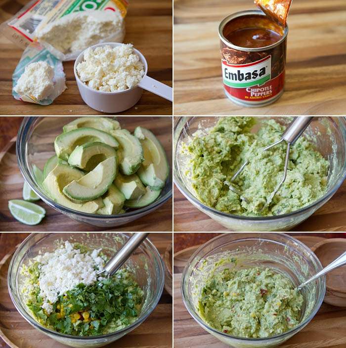 Dip Guacamole z Serkiem Śmietankowym Składniki-do-dipu-z-guacamole