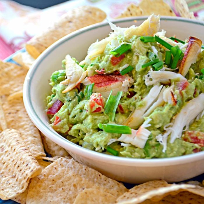 zdrowy i smaczny przepis na guacamole z krabami Przepis z sałatką z kraba