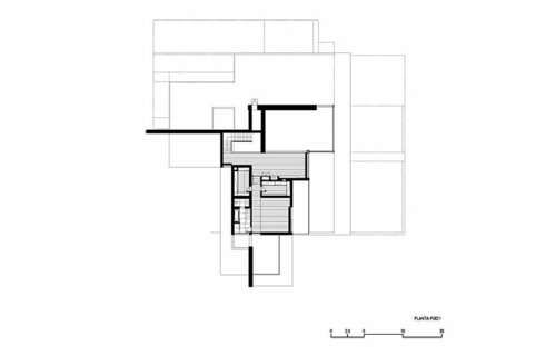 Plan piętra domu architekta Plan domu architektonicznego - plan piętra
