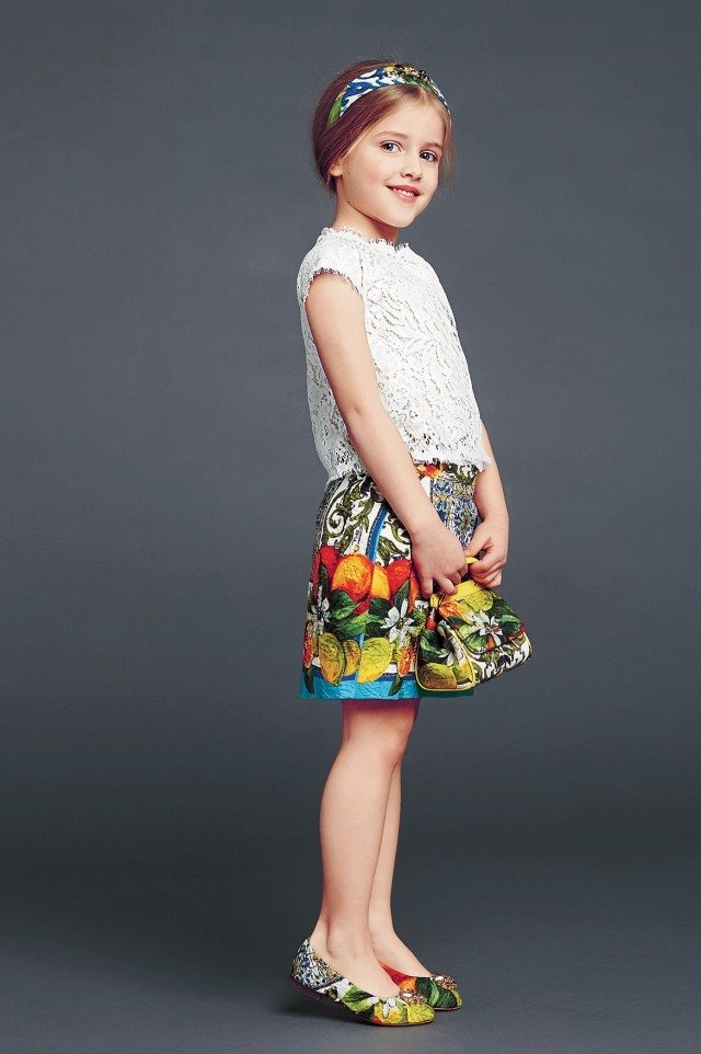 Haute Couture girls fashion girls fashion-powrót do szkoły-jesień-kwiatowe-motywy-opaski do włosów-dolce-i-gabbana-zima-2015