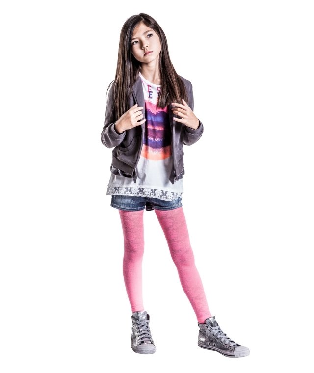 ekskluzywna-dziecięca-moda-na-zapisowa-różowe-legginsy-diesel-girls