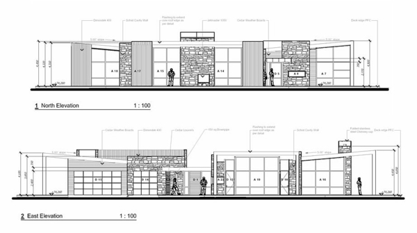 Plan architektoniczny rezydencji Dileu