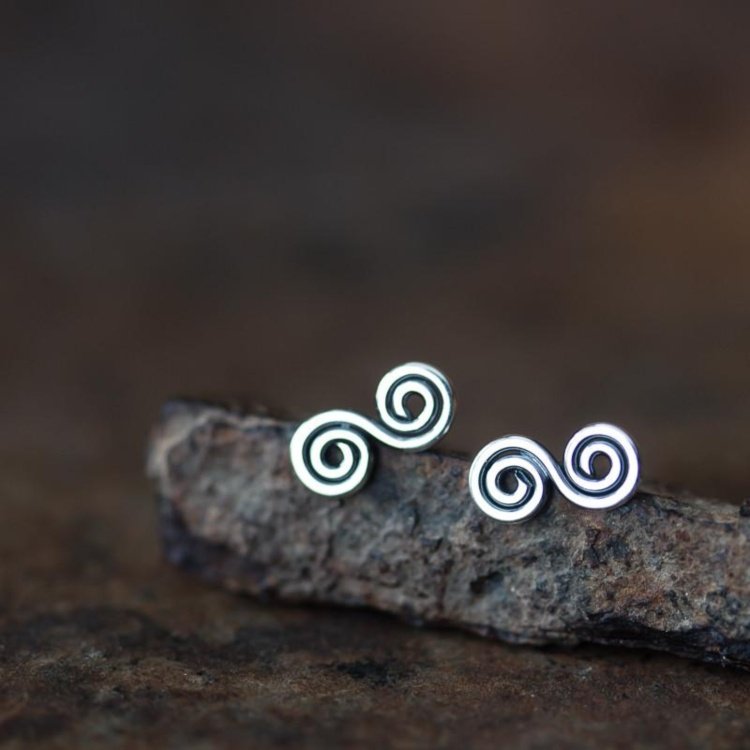 symbole celtyckie węzeł podwójna spirala