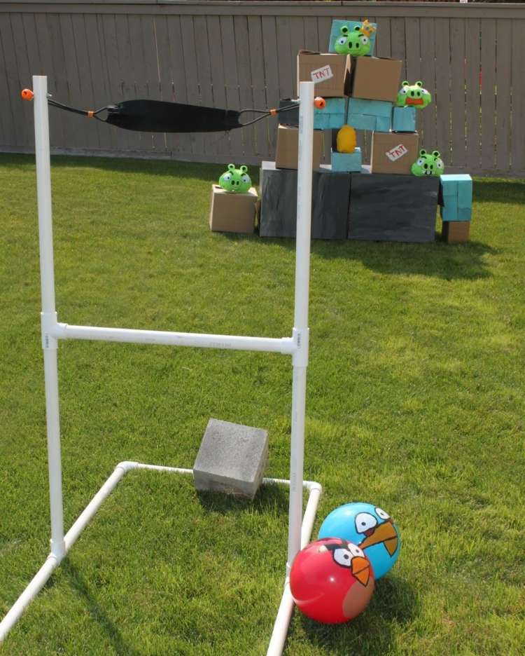 diy gniewne ptaki gry na świeżym powietrzu dla dzieci ogród