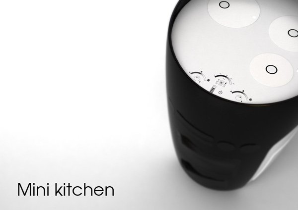 Projekt prototypu mini kuchni w jednej koncepcji