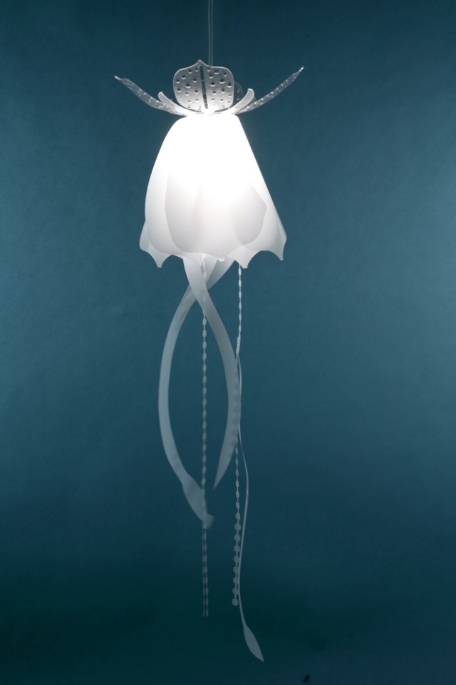 Lampa wisząca Led-efekty świetlne Ofelia-meduza Seria Medusae-Design Efekty lamp wiszących Led Ofelia-meduza Seria Medusae-Design