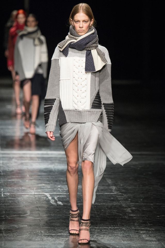 Dzianina w patchworkowym stylu od Prabal Gurung prabal-gurung-jesien-zima-2014-2015-sweter-patchwork-look