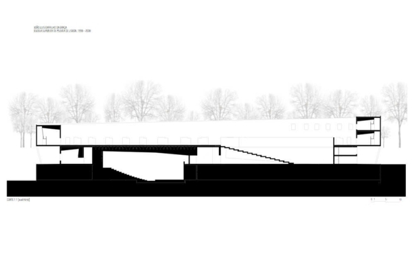 Plan szkoły muzycznej Carrilho da Graca Studio w Lizbonie Carrilho-da-Graca-studio-muzyka-szkoła-lisbon-plan