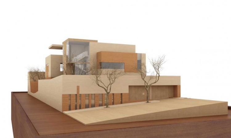 Model 3D ML Casa z garażem Model 3d domu rodzinnego ML