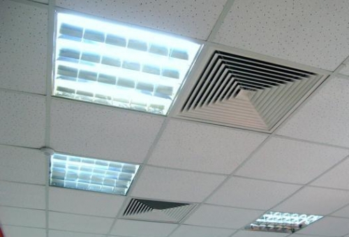 Illuminazione e ventilazione nei soffitti a cassetta