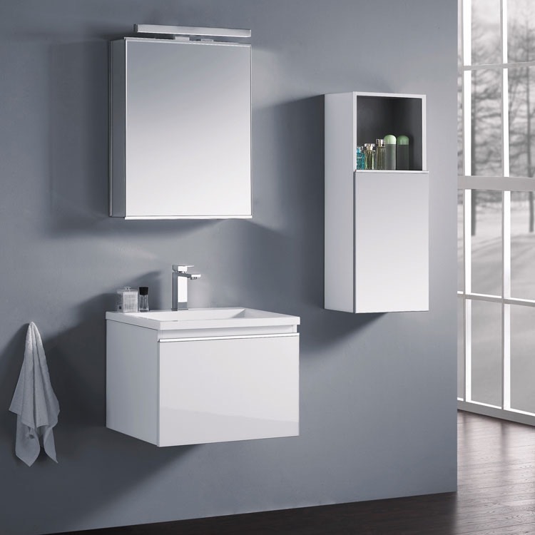 Designerskie meble łazienkowe do małych łazienek mała-łazienka-meble-łazienkowe-zestaw-biały-milano-60-45cm