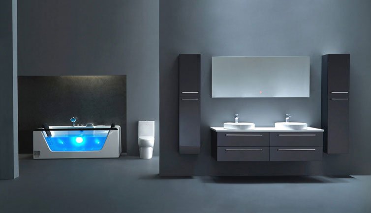 Podwójne miejsce do mycia w dużej nowoczesnej łazience meble-łazienkowe-meble-łazienkowe-nowoczesne-wysokiej-jakości-design-na każdą-sytuację