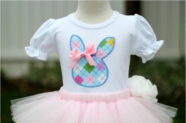 Easter bunny t-shirt tutu spódnica dzieci śmieszne T-shirt tutu spódnica dzieci śmieszne pomysły na rękodzieło