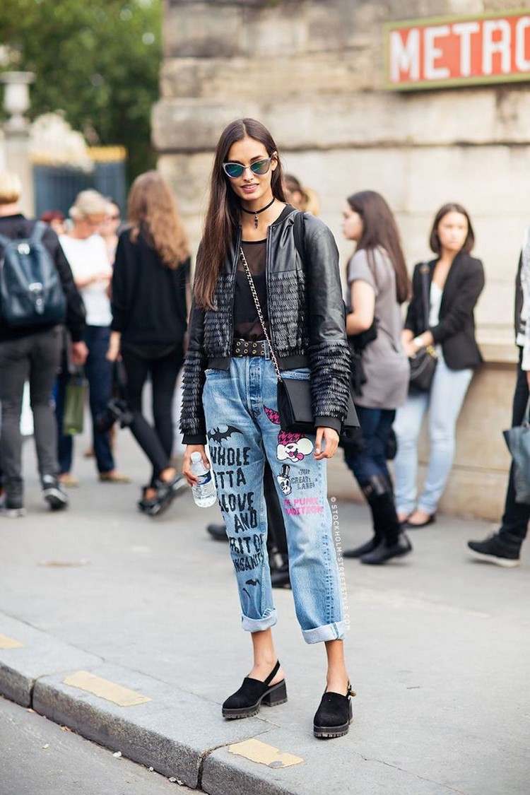 Boyfriend Jeans Trend Spring Outfit Pomysły Wiosna 2021