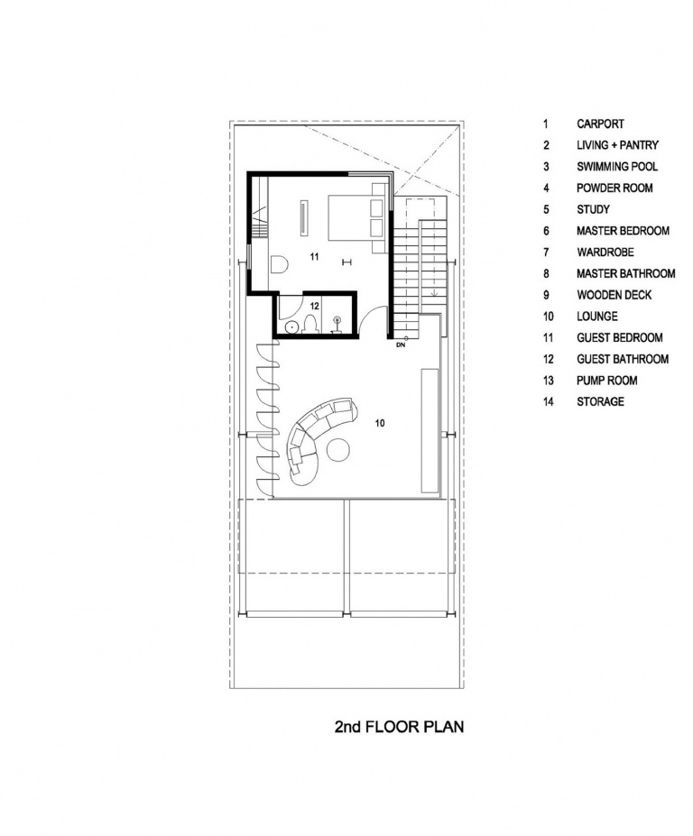 Plan architektoniczny na 2 piętrach