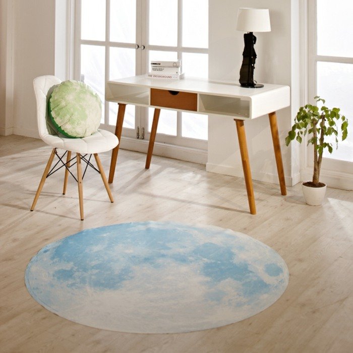 okrągłe dywany ziemia nowoczesny design stylowy elegancki