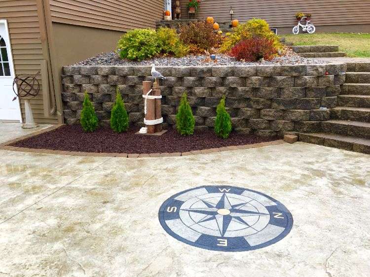 płyty trawertynowe taras elegancka stylowa trwała porowata podłoga na zewnątrz patio projekt marynistyczny design