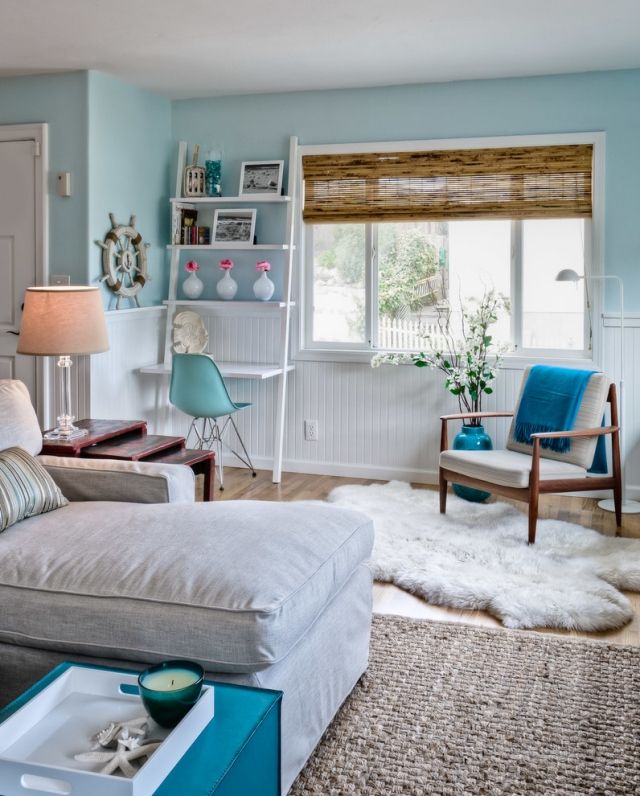 jasnoniebieskie-sciany-projekt-apartament-morski-deco-plażowy-styl