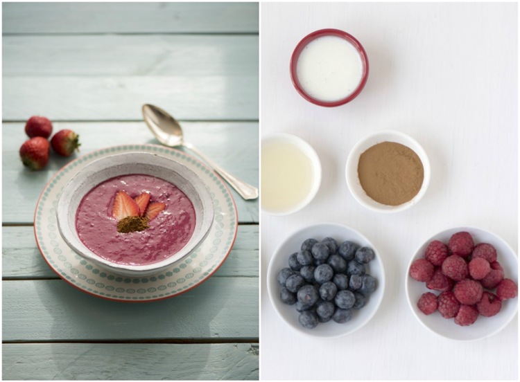 Zupa Owocowa Detox Jagody Kefir Przepis Śniadanie